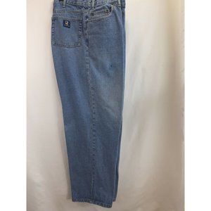 Real Work Wear Mens Blue Denim Jeans Size 48 x 30 Vintage Medium wash